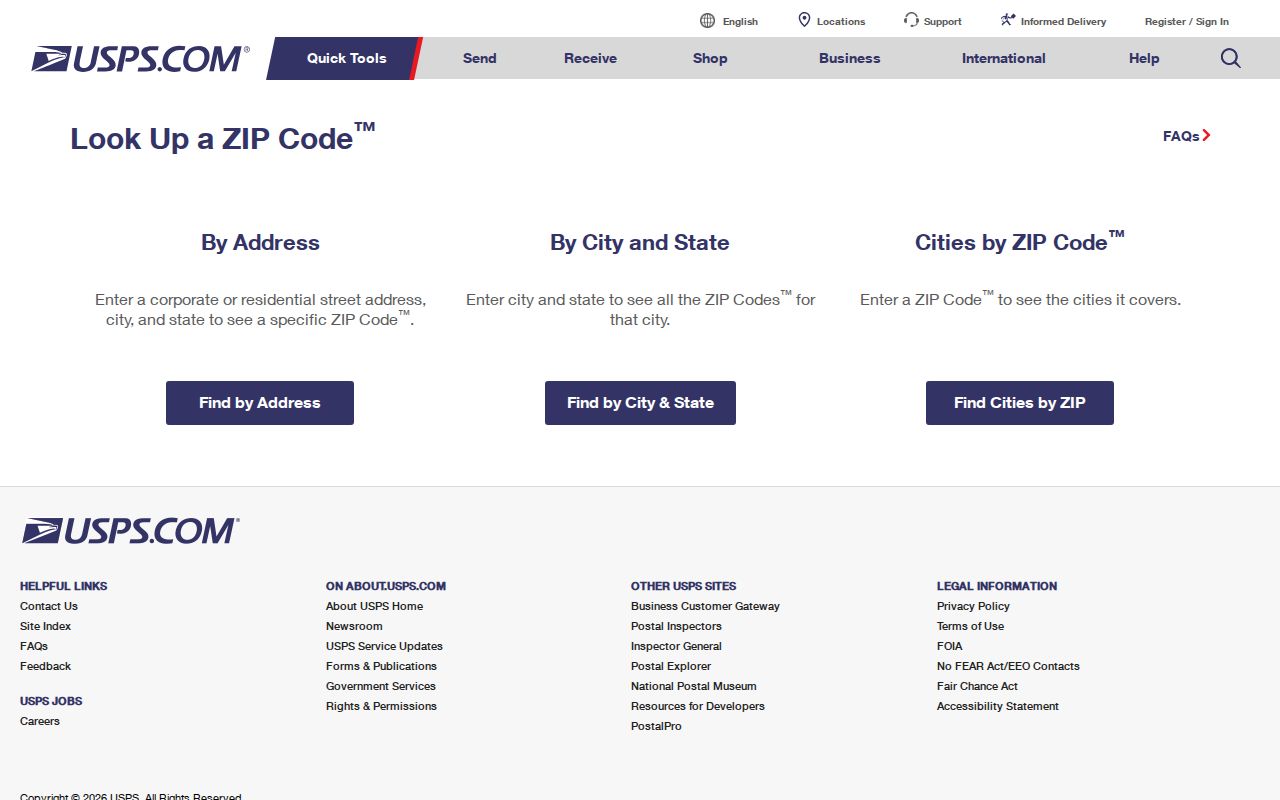 Hudson ZIP code directory USPS postal lookup reference