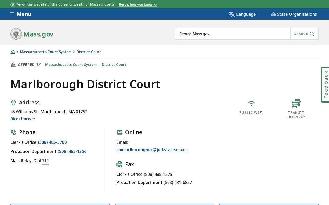Hudson resident lookup route through Marlborough District Court