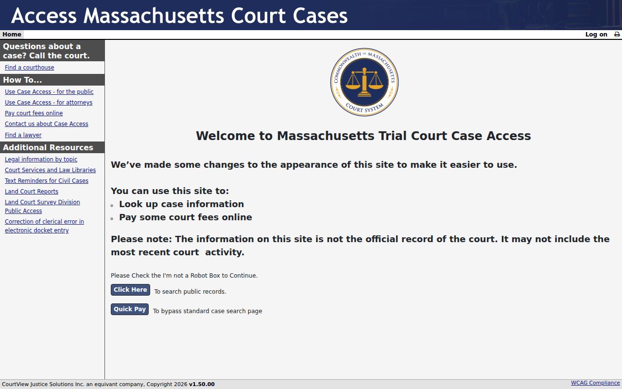 Hudson residents directory using Massachusetts Trial Court public search